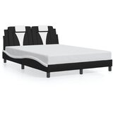  Okvir kreveta Viana s LED-om bez madracacrno-bijeli 140 x 190 cm | shoptok.hr