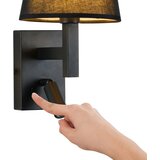  Brilagi - LED zidna lampa DEYA 1xE14/40W/230V + LED/3W crna | Eponuda.com