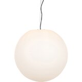 QAZQA Moderna zunanja viseča svetilka bela 56 cm IP65 - Nura Cene
