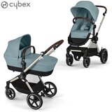 Cybex Voziček 2v1 TPE Eos Lux sky blue | Shoptok.si