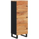  Visoka komoda s 3 vrata 40x33x110 cm od drva bagrema i željeza | shoptok.hr