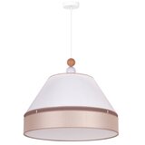  Duolla - Visilica na sajli AVIGNON 1xE27/15W/230V, prečnik 60 cm, bela/bež | Eponuda.com