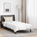 vidaXL Poletna odeja z blazino 2 pcs Bela 140 x 220 cm Mikrofibra | Shoptok.si