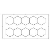  Led tube light 10 heads 632W 6500K 4845*2430mm 187427 | Eponuda.com