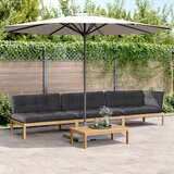 vidaXL 4-dijelni set vrtnih sofa od paleta s jastucima od drva bagrema | shoptok.hr