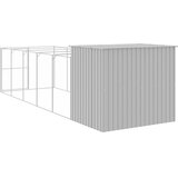  za pse s igralištem svjetlosiva 214x661x181 cm čelična | Eponuda.ba