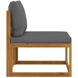 3057602 5 Piece Garden Lounge Set with Cushion Solid Acacia Wood (311854+311856) | shoptok.hr