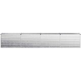  Povišeni vrtni krevet Srebrna 320 x 40 x 55 cm cinkani | shoptok.hr