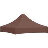 Krov za šator za zabave 2 x 2 m smeđi 270 g/m² | shoptok.hr