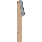  Tapecirani uzglavlje Svijetlo siva 90 cm Čvrsto borovo drvo | Eponuda.com