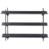 PT LIVING Crna metalna polica s više razina 60 cm Riqueza Tres – | shoptok.hr