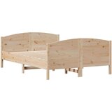 vidaXL Okvir kreveta bez madraca 120 x 200 cm od masivne borovine | shoptok.hr