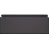  Vrtna saksija 2 kom. Crna 60 x 20 x 20 cm Čelična vrata - Crna 60 x 20 x 20 cm 2 | shoptok.hr