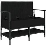 vidaXL Klupa za cipele crna 85 5x42x57 5 cm od konstruiranog drva | shoptok.hr