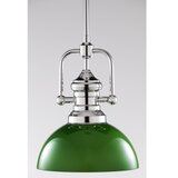Jupiter 2071 - Luster na štapu PLATINO 1xE27/15W/230V zelena/sjajni hrom | Eponuda.com