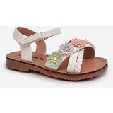 Boto Children's Sandals with Velcro Closure with Flowers White Nestalee | ePonuda.com