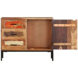 vidaXL Komoda od masivnog obnovljenog drva 88 x 30 x 73 cm | shoptok.hr