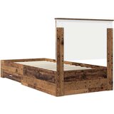  Okvir za krevet Staro drvo 90 x 190 cm Konstruirano drvo | shoptok.hr