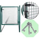  Jednokrilna ogradna vrata 100x100 cm Čelik s praškastim premazom | shoptok.hr