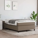  Box spring postelja z vzmetnico taupe 120x200 cm blago, (20791185) Cene