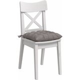  Jastučići za sjedenje 4 pcs Sivo-smeđa 40 x 40 x 6 cm tkanina | shoptok.hr