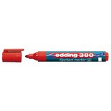  Flipchart marker 380 1,5-3mm, zaobljeni Edding crvena | Eponuda.com