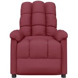  Naslonjač od tkanine crvena boja vina | shoptok.hr