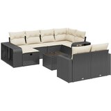  11-dijelni set vrtnih sofa od poliratana s jastucima crni | shoptok.hr