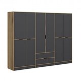 Hanah home Ormar Elina, 270x210x52cm, Tamno siva | Eponuda.ba