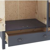  Trokrilni ormar Hill sivi 127 x 50 x 170 cm od masivne borovine | shoptok.hr