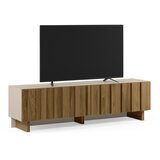 Marckeric Krem/u prirodnoj boji TV komoda od masivnog bora 180x50x43 cm Marlo – | shoptok.hr
