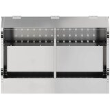 Hranilica za zečeve Srebrno 64.5 x 25.5 x 45.5 cm Cinkani čelik | Eponuda.com