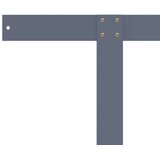  Naslon za sofu od paleta svjetlosivi 110 cm željezni | shoptok.hr