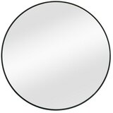  Ogledalo s okvirom Levi (Promjer: 80 cm, Crna, Metal) | shoptok.hr