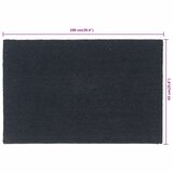  Otirači tamnosivi 65x100 cm čupavi od kokosovih vlakana | shoptok.hr