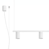 Sollux SL.2711 - Luster na sajli KARBON 4xGU10/10W/230V beo | Eponuda.com