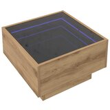 vidaXL Klubska miza artisan hrast 50 x 50 x 30 cm Konstruiran les, (5000073366) | Shoptok.si