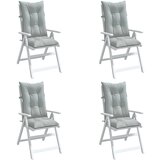 vidaXL Jastuci za stolice 4 kom svjetlosivi 120 x 50 x 7 cm od tkanine Cijene