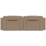  Jastuk za uzglavlje boja cappuccina 160 cm od umjetne kože | shoptok.hr