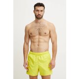 Lacoste Kopalke / Kopalne hlače SHORT SLEEVED RIBBED COLLAR Rumena | Shoptok.si