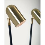 Kave Home Crna/u zlatnoj boji stojeća svjetiljka s metalnim sjenilom (visina 152 cm) Clemence – | shoptok.hr