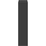 vidaXL Knjižna omara črna 63x20x90 cm inženirski les | Shoptok.si