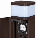 Brilagi Spoljašnja lampa sa 2 SCHUKO utičnice PILLAR 1xG9/11W/230V IP44 braon | Eponuda.com