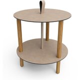 LIND DNA Okrogla stranska mizica ø 48 cm Strap L Bull – Cene