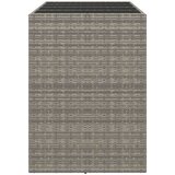  Barski stol sa staklenom pločom sivi 145x80x110 cm poliratan | Eponuda.ba