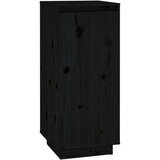Ormarić za cipele crni 35 x 35 x 80 cm od masivne borovine | shoptok.hr