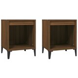 Maison Chic Dvo delni komplet Nočne omarice - Nočne mize Rjav hrast 40x35x50 cm, (21689142) Cene
