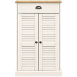 Ormarić za cipele VIGO bijeli 60x35x96 cm od masivne borovine | shoptok.hr