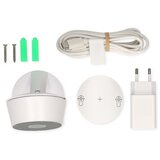 Nedis WIFICI08CWT - Pametna kamera Smartlife 5V, 3 MP, Full HD 1296p, Wi‑Fi, Tuya | Eponuda.com