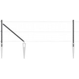  Stup za ogradu 52 pcs Siva 3,2 x 3,2 x 145 cm | shoptok.hr